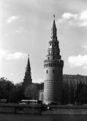 Sviblova tower of Moscow Kremlin. Photo of May 7, 1979.