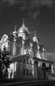 The Archangel Cathedral of Moscow Kremlin. View from the southwest. Photo August 31, 1981.