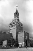 Spasska Tower of Moscow Kremlin, photo July 16, 1986.