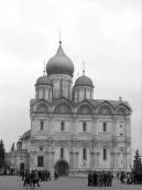 Archangel Cathedral of Moscow Kremlin. View from the north. Photo September 6, 1976.
