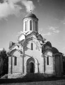 St.Saviour cathedral in Andronicus monastery (Moscow). General view from the south. Photo August 13, 1977.