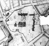 Фрагмент плану Києва 1787 р.