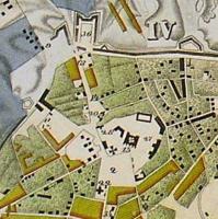 Фрагмент плану Києва 1846 р.