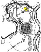 План Козельська за Г. Мокеєвим