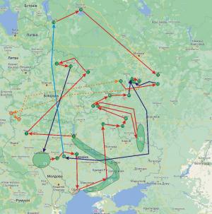 Картосхема ярлыка 1514 года