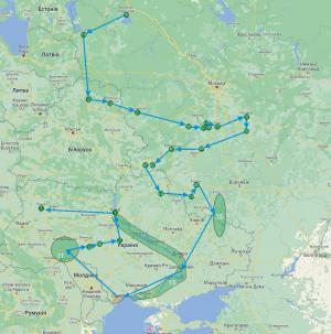 Оптимальний маршрут ярлика 1514 року Оптимальний маршрут ярлика 1514 року