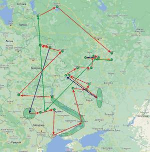 Маршрут ярлика 1514 року (безспірні об’єкти) Маршрут ярлика 1514 року (безспірні…