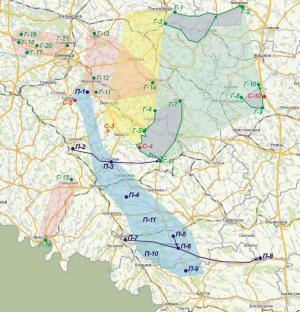 Картосхема надань кн. Федора…