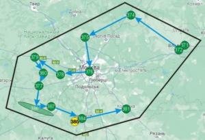 »Vladimir» group. Optimal route »Vladimir» group. Optimal route