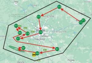 »Vladimir» group. Real route (class A) »Vladimir» group. Real route (class A)