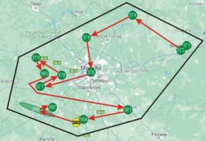 »Vladimir» group. Real route (classes A + B) »Vladimir» group. Real route (classes…