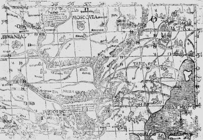 Частина карти Б. Ваповського