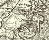 1865 г. Карта окрестностей Бахчисарая