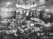 Панорама Успенского скита у Бахчисарая…