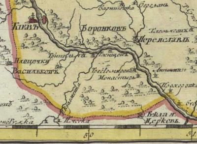 Терехтемирів на карті Смоленської…