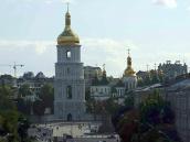 Вид Софійського ансамблю з дзвіниці…